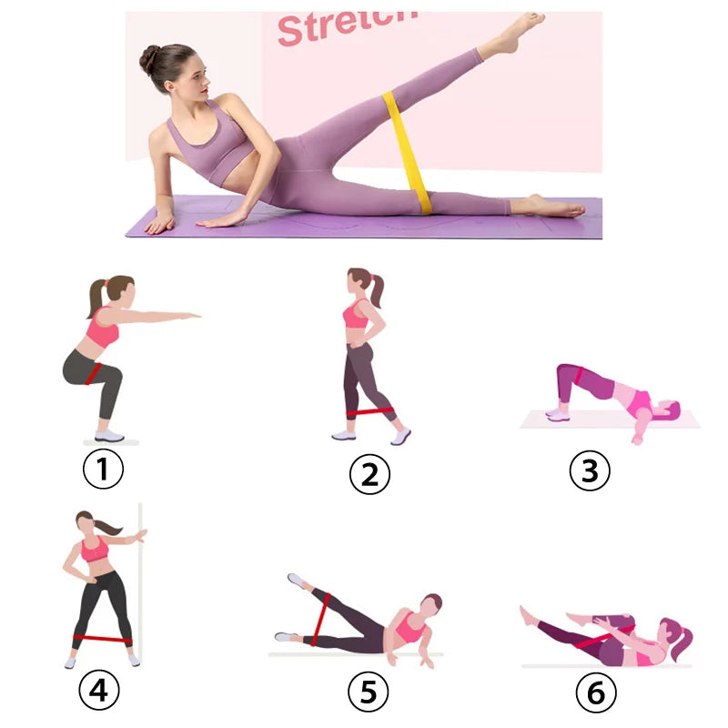 Faixa Elástica de Resistência – 5 Níveis de Intensidade para Seu Treino Completo