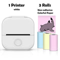 Phomemo T02 Mini Thermal Printer Wireless Mini Pocket Printer, Adhesive Sticker Printer for DIY, Journal, Student Birthday Gift