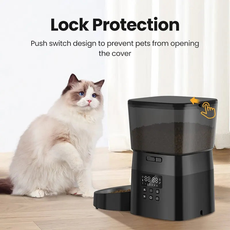 ROJECO Automatic Pet Feeder – Alimentação Automática e Inteligente para Seu Pet