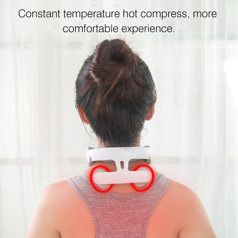 Chega de Dor Cervical: Relaxe com Aquecimento, Vibração e Compressa Quente