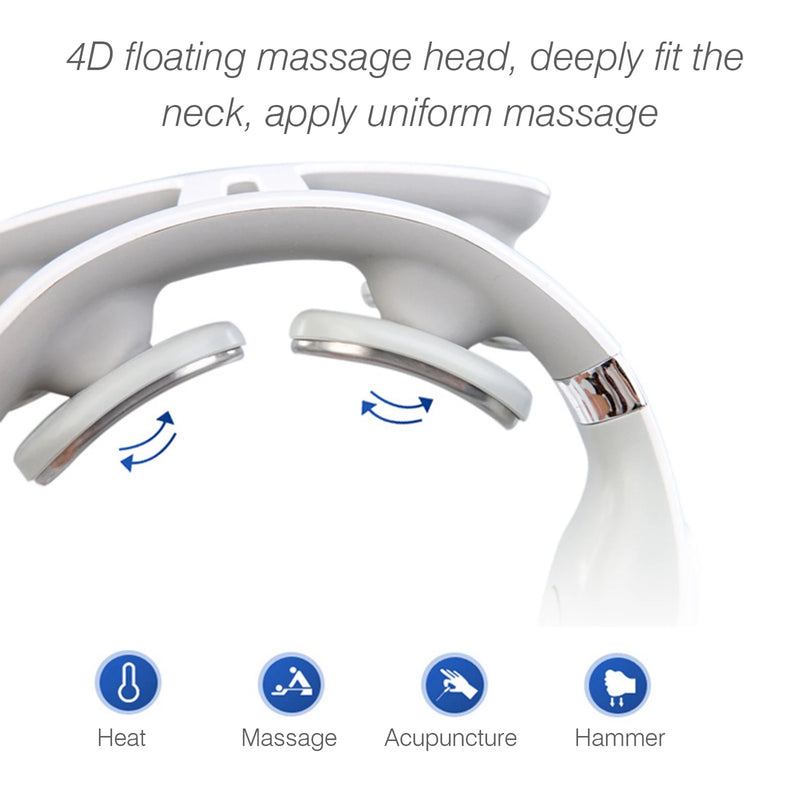 Chega de Dor Cervical: Relaxe com Aquecimento, Vibração e Compressa Quente
