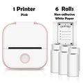 Phomemo T02 Mini Thermal Printer Wireless Mini Pocket Printer, Adhesive Sticker Printer for DIY, Journal, Student Birthday Gift