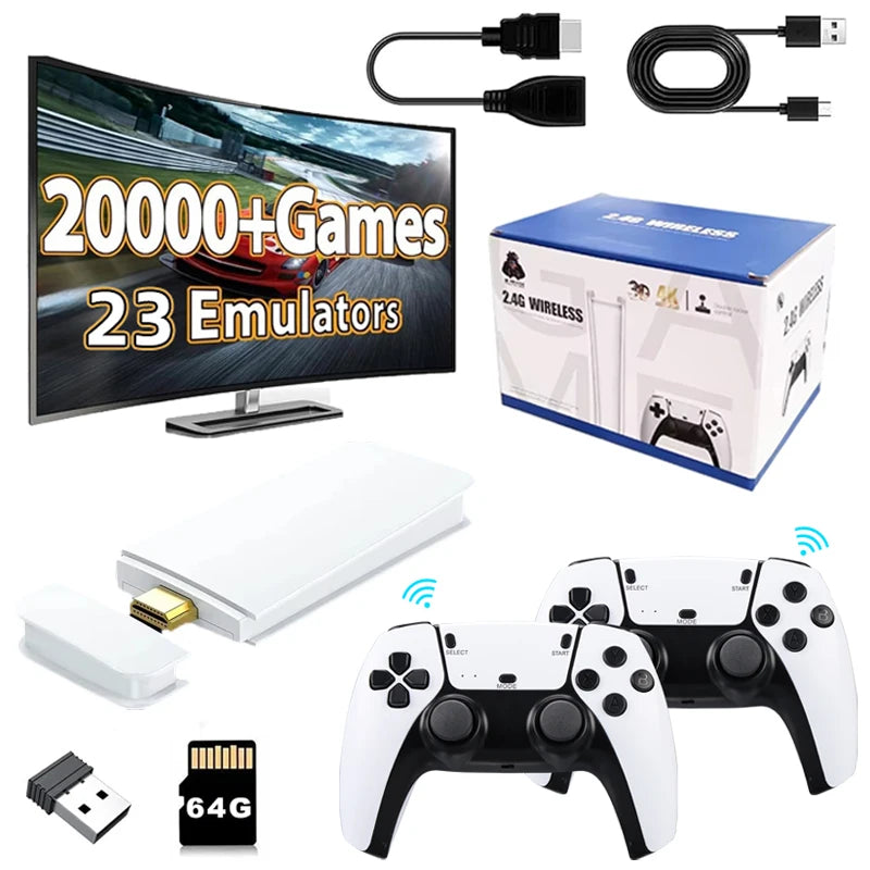 Mais Diversão, Menos Espaço: Jogue +20.000 Clássicos em 4K HD