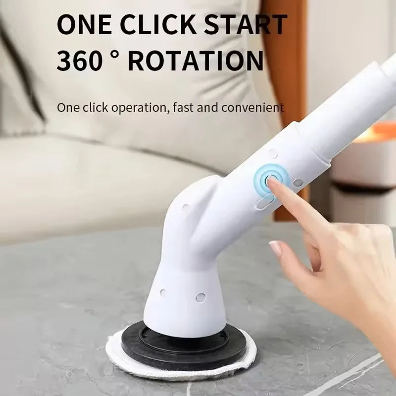 Xiaomi MIJIA 2000mAh 6-in-1 Electric Cleaning BrushWireless Electric Rotary Clean Brush Shower Clean Brush Kitchen Bathroom Home