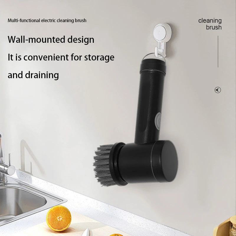 Xiaomi Wireless Electric Cleaning Brush High Power Kitchen Home Multi-function Toilet 6 Replacement Head Portable Cleaning Brush