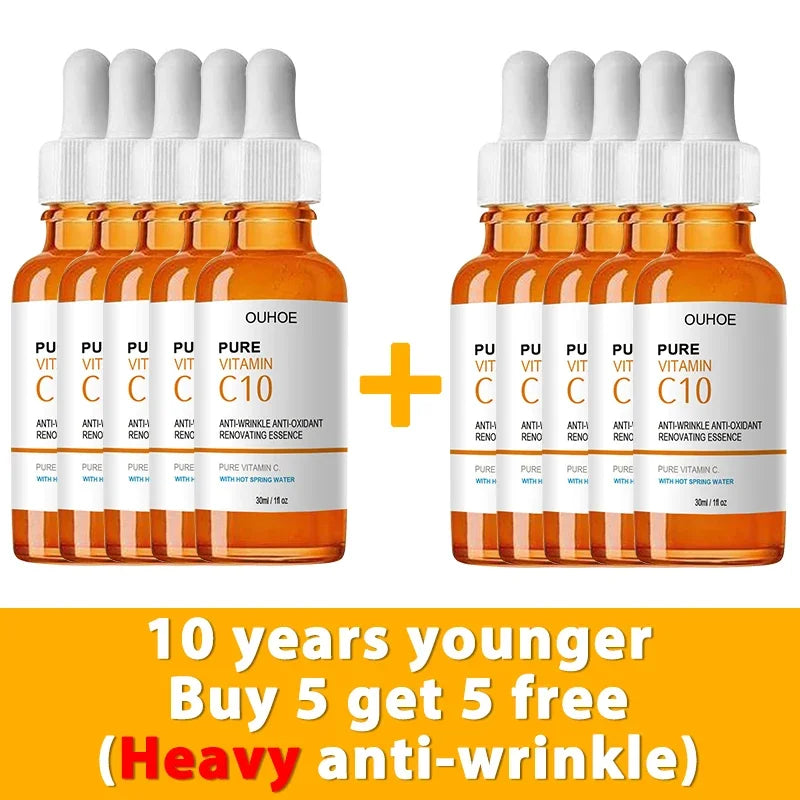Sérum Facial com Vitamina C – Antissinais, Iluminador e Rejuvenescedor