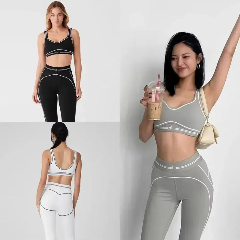 AL Yoga Set – Conjunto Coração Airbrush | Conforto + Estilo no Seu Ritmo