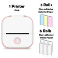 Phomemo T02 Mini Thermal Printer Wireless Mini Pocket Printer, Adhesive Sticker Printer for DIY, Journal, Student Birthday Gift