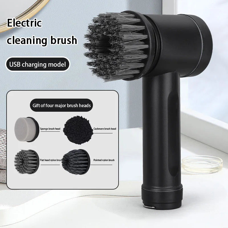 Xiaomi Wireless Electric Cleaning Brush High Power Kitchen Home Multi-function Toilet 6 Replacement Head Portable Cleaning Brush
