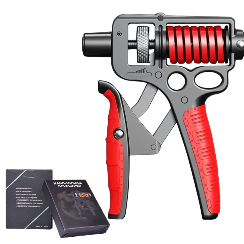 Transforme sua Força com o 5-165Kg Adjustable Heavy Hand Grip Exercise Strengthener