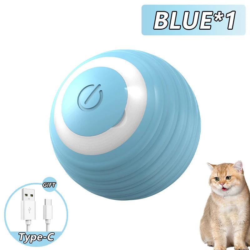 Bola Interativa Inteligente para Gatos – Diversão que Imita os Movimentos de um Ratinho