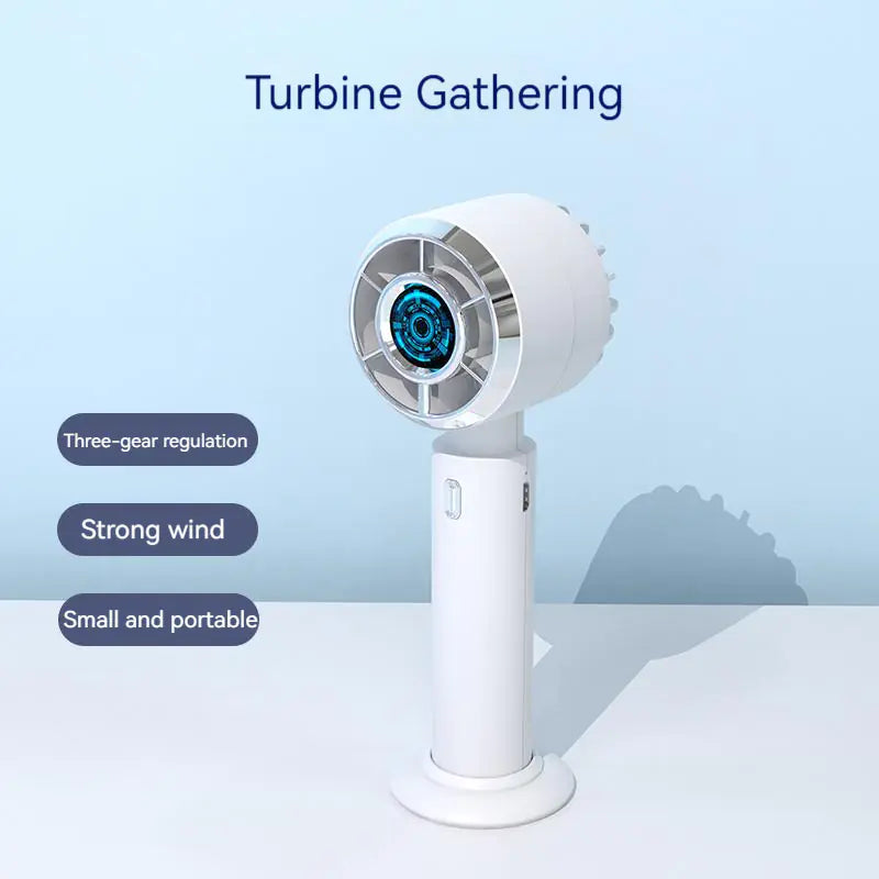 Portable Rechargeable Handheld Fan for Travel and Office